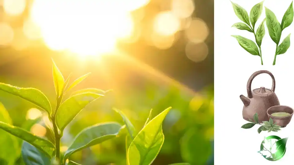 Commercial presentation of Green Tea for wholesale product evaluation and buyer review.